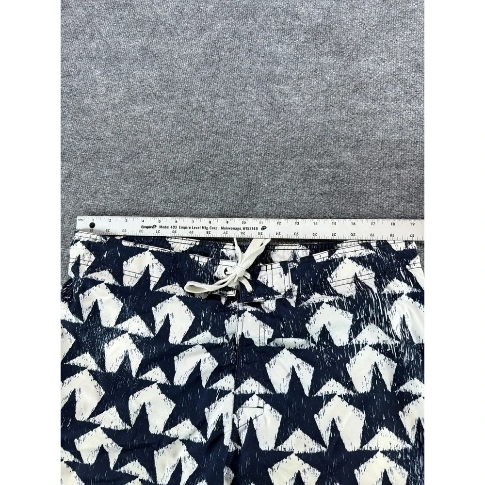 Joe Boxer American Flag Swim Trunks Red White Blue‎ Board Shorts L 4th of July